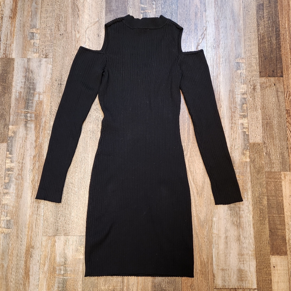 Charlotte Russe Cold Shoulder Sweater Dress - Picture 3 of 3